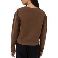 RHYTHM CLASSIC CREW NECK FLEECE - CHOCOLATE